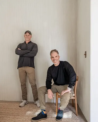 Alf, the founder of Alf's Cycles, and his son Sam
